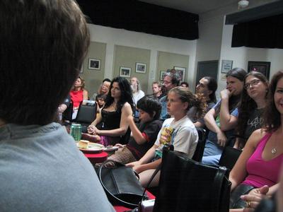 The sold-out crowd takes it all in