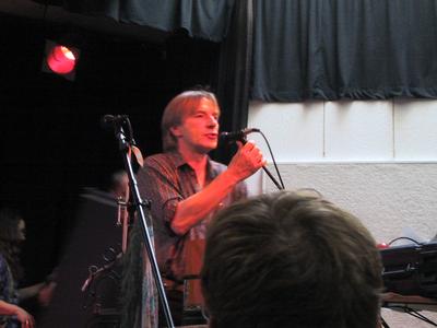 Phil Hudson, playing emcee