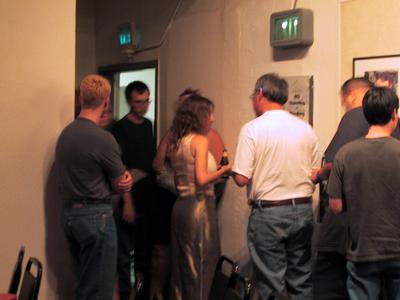 Greeting her adoring public