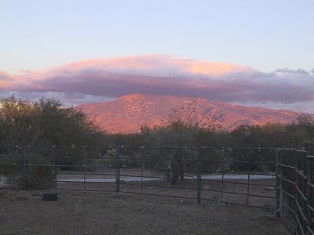 Sunset on the Rincons