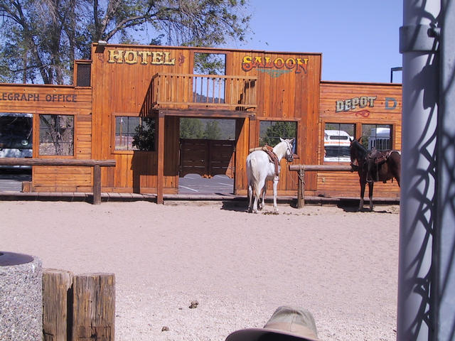 The Wild West shootout before departure
