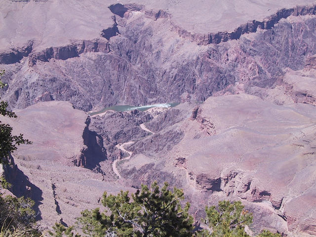 The biggest rapid in the Canyon