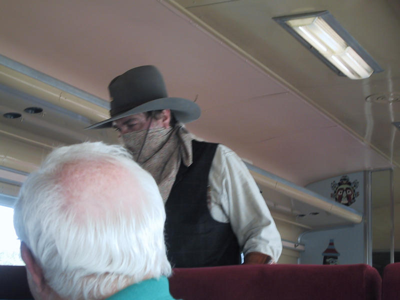 We spent all our money on the tickets, sorry!