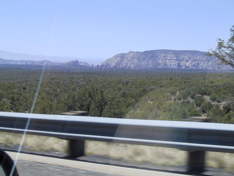 On I-17, on the way to Sedona