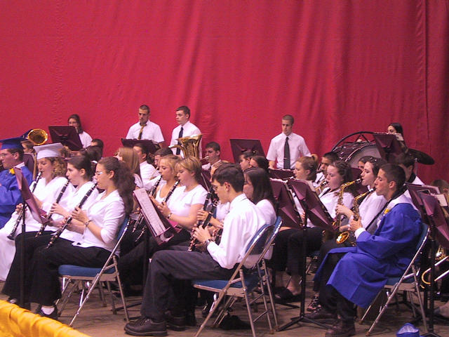 Jason playing the tuba