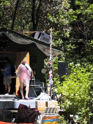 The Maypole, on the stage