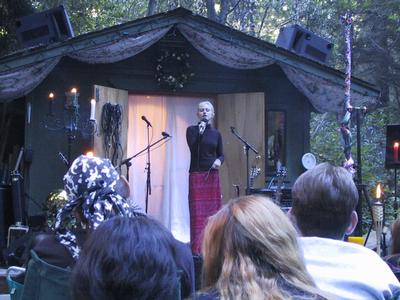 Betsy singing a cappella