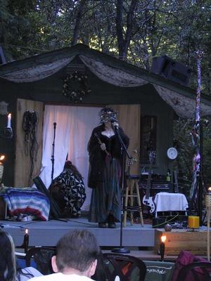 Wendy Rule casting a Circle