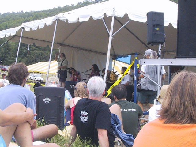 Kris Delmhorst sings in the Blues Workshop