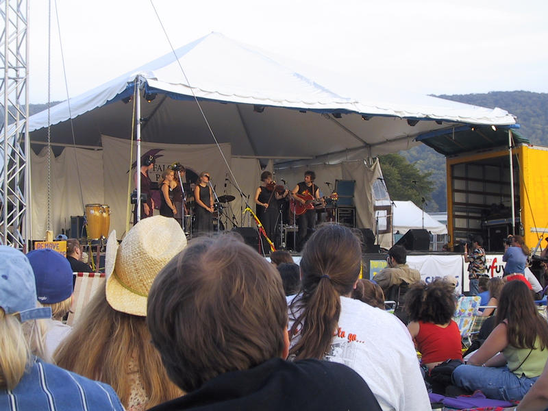 Tracy Grammer with Chris & Meredith Thompson and Pete and Maura Kennedy