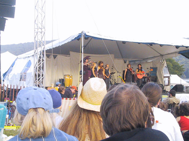 Tracy Grammer with Chris & Meredith Thompson and Pete and Maura Kennedy