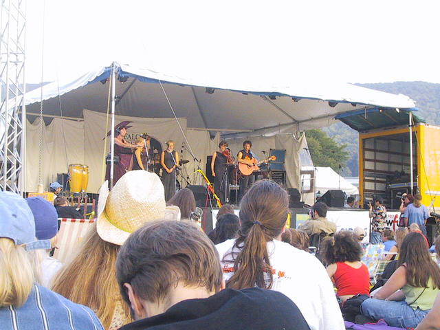 Tracy Grammer with Chris & Meredith Thompson and Pete and Maura Kennedy