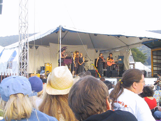 Tracy Grammer with Chris & Meredith Thompson and Pete and Maura Kennedy