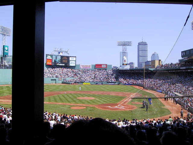 Our seats were much better the next day.