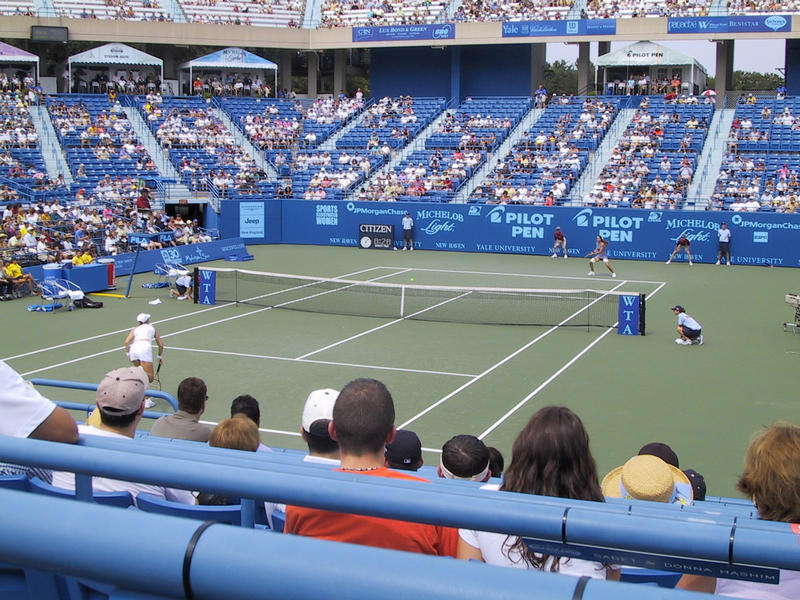 The action on the court