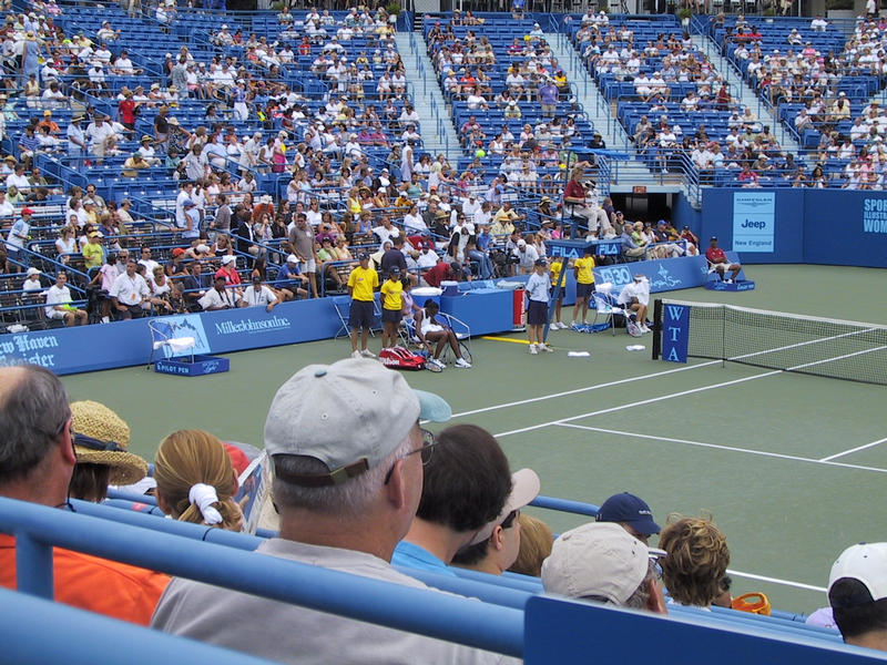 Taking a break at the changeover