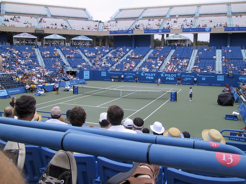 The action on the court