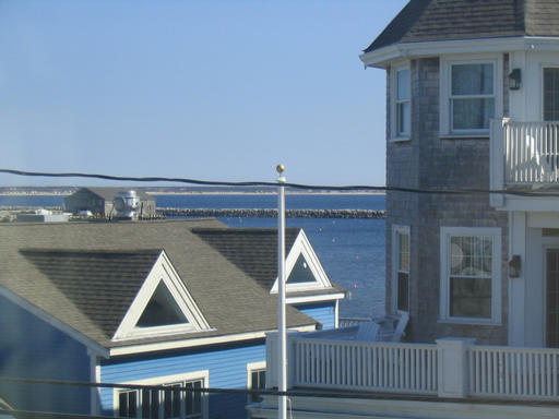 Looking down Commercial St.