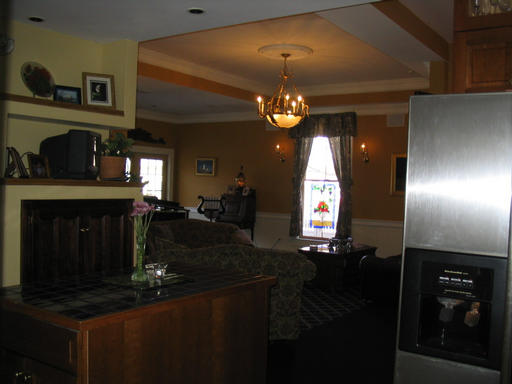 Looking into the Great Room from the kitchen