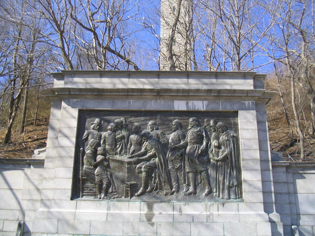The base of the monument
