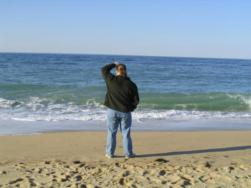 woj surveying the sea