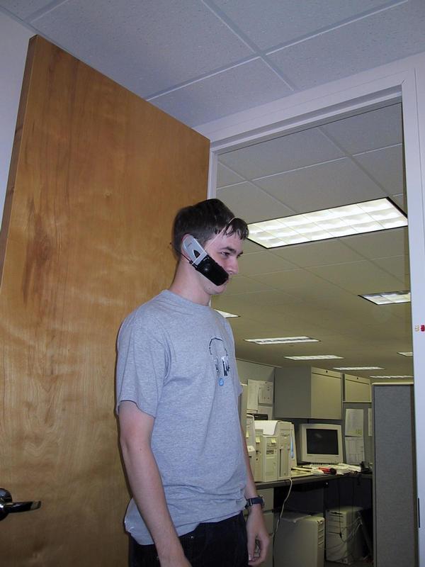 Andy's hands-free device